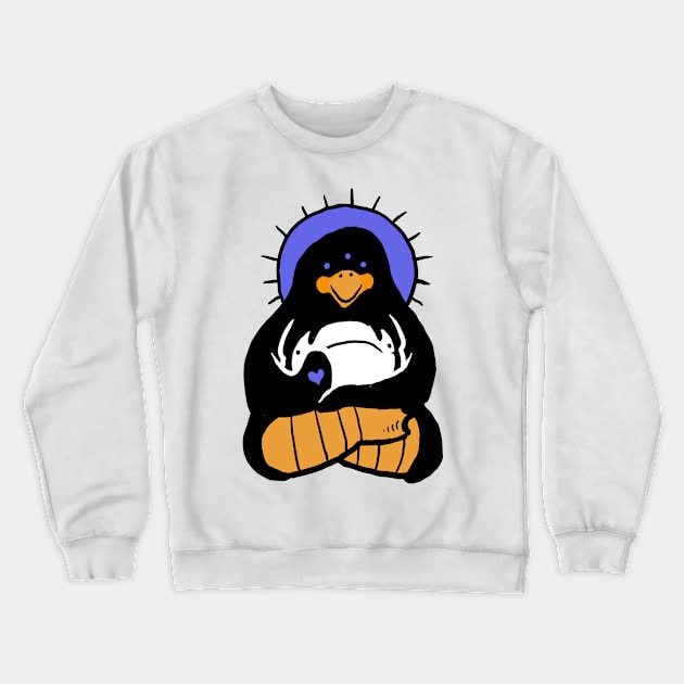 Spirit Penguin Crewneck Sweatshirt by jonah block